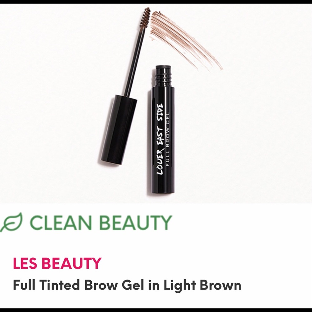 New In Box LES Beauty Full Brow Gel in Light Brown